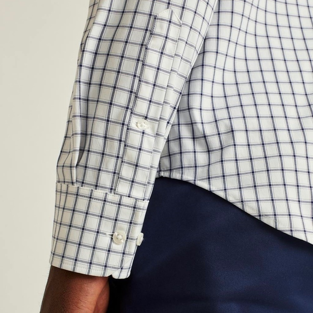 Bonobos Mens Slim Fit Button-Down Tech Dress Shirt Blue XXL Long Sleeve NWT - Picture 6 of 9